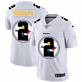 Nike Steelers 2 Mason Rudolph White Shadow Logo Limited Jersey Yhua